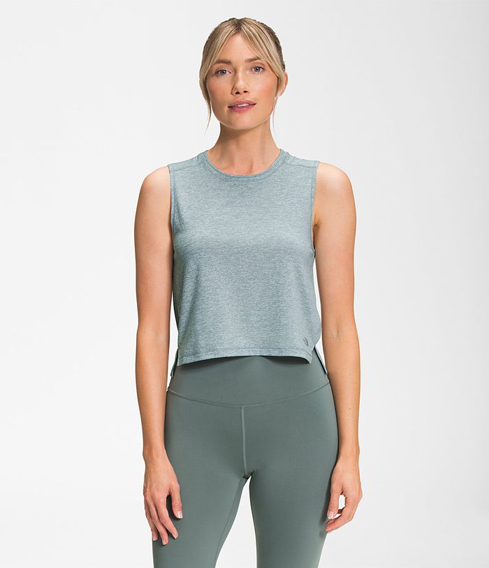 Tank Top The North Face Mujer Dawndream Relaxed Plateadas Azules - Peru 06853PJXD